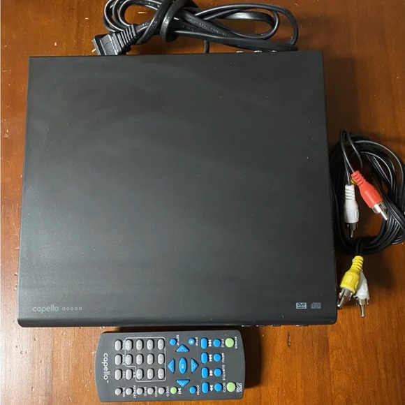 ⛔️SOLD⛔️Capello DVD CD Player, Cables & Remote  CVD2216BLK - TESTED - Working - Picture 1 of 5